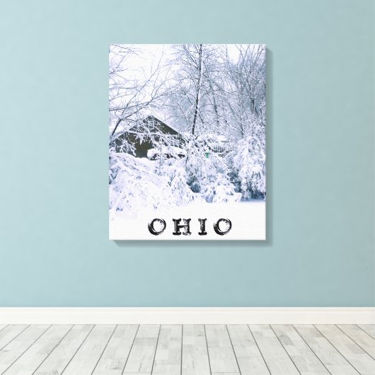TOILE OHIO EN HIVER 2020 (Insitu (Plancher de Bois))