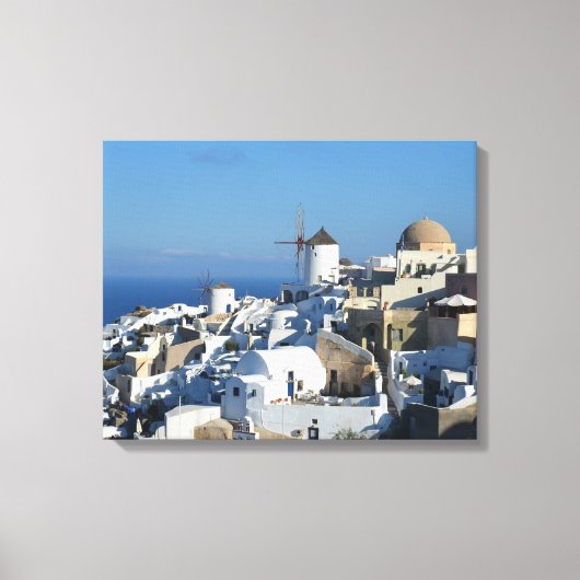 Toile Oia Windmills Santorin (Recto)