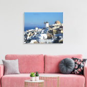 Toile Oia Windmills Santorin (Insitu(Salon))