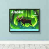 Toile Oie auréole du Nord - Pointe de l'Alaska (Insitu (Plancher de Bois))