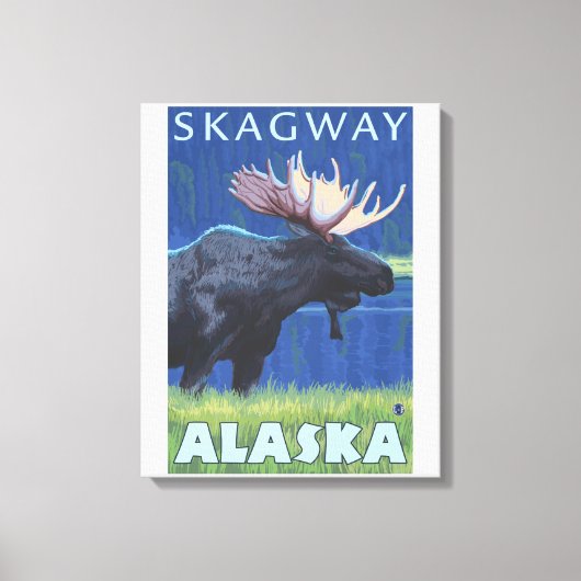 Toile Oie de nuit - Skagway, Alaska (Recto)