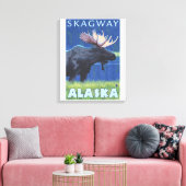 Toile Oie de nuit - Skagway, Alaska (Insitu(Salon))