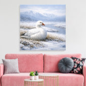 Toile Oie des neiges faune hiver (Insitu(Salon))