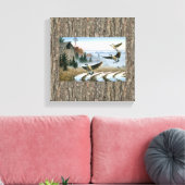 Toile Oies Dans Le Champ Agricole (Insitu(Salon))