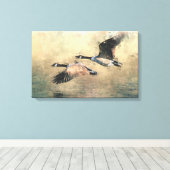 Toile Oies du Canada volantes (Insitu (Plancher de Bois))