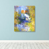 Toile Oies du Creek Claude Monet Art (Insitu (Plancher de Bois))