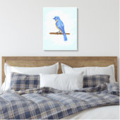 Toile Oiseau bleu (Insitu(Chambre))