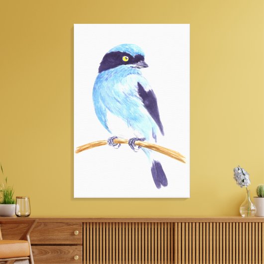 Toile Oiseau bleu (Insitu(Salon))