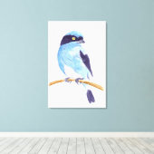 Toile Oiseau bleu (Insitu (Plancher de Bois))