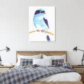 Toile Oiseau bleu (Insitu(Chambre))