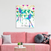 Toile Oiseau bleu Quetzal (Insitu(Salon))