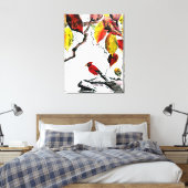 Toile Oiseau chinois en automne (Insitu(Chambre))