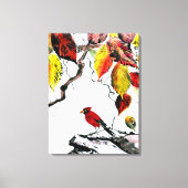 Toile Oiseau chinois en automne (Recto)