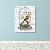 Toile Oiseau Dans Bell Jar (Insitu (Plancher de Bois))