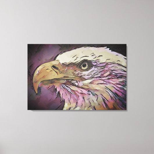 Toile Oiseau de Bald Eagle (Recto)