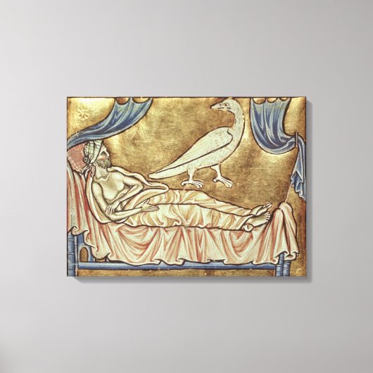 Toile Oiseau de Caladrius, réputé pour prédire (Recto)