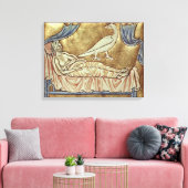 Toile Oiseau de Caladrius, réputé pour prédire (Insitu(Salon))