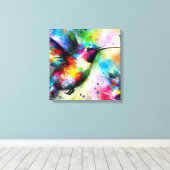 Toile Oiseau de mer couleur impressionniste (Insitu (Plancher de Bois))