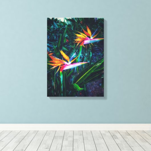 Toile Oiseau de paradis (Insitu (Plancher de Bois))