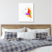 Toile Oiseau de paradis Abstrait de peinture (Insitu(Chambre))