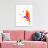 Toile Oiseau de paradis Abstrait de peinture (Insitu(Salon))