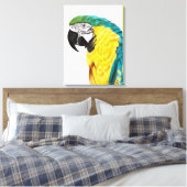 Toile Oiseau de perroquet tropical (Insitu(Chambre))