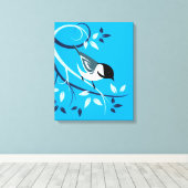 Toile Oiseau De Poulet Sur Branche (Insitu (Plancher de Bois))