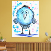 Toile Oiseau drôle - Aquarelle (Insitu(Salon))