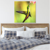 Toile Oiseau rose de colibri (Insitu(Chambre))