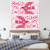 Toile Oiseau rouge (Insitu(Chambre))