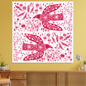 Toile Oiseau rouge (Insitu(Salon))