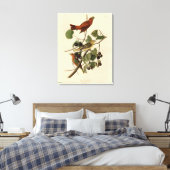 Toile Oiseau rouge d'été (Tanager) Audubon Oiseaux d'Amé (Insitu(Chambre))