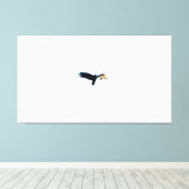 Toile Oiseau s'envolant dans un ciel clair (Insitu (Plancher de Bois))