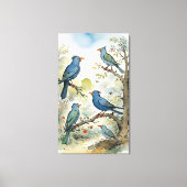 Toile Oiseaux (Recto)