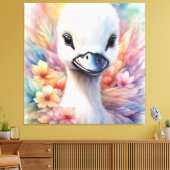 Toile Oiseaux arc-en-ciel Swan 2 (Insitu(Salon))