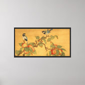 Toile Oiseaux chinois orientaux et fruits (Recto)