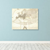 Toile Oiseaux dans toute l'Europe (Insitu (Plancher de Bois))