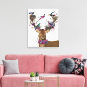 Toile Oiseaux de cerfs, nids d'oiseaux tropicaux (Insitu(Salon))