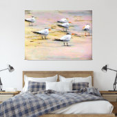 Toile Oiseaux de mer sur une rive tranquille (Insitu(Chambre))