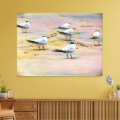 Toile Oiseaux de mer sur une rive tranquille (Insitu(Salon))