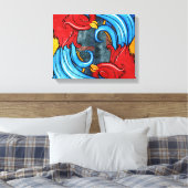 Toile Oiseaux de tatouage (Insitu(Chambre))