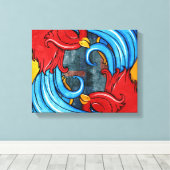 Toile Oiseaux de tatouage (Insitu (Plancher de Bois))