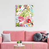 Toile Oiseaux en papier II (Insitu(Salon))
