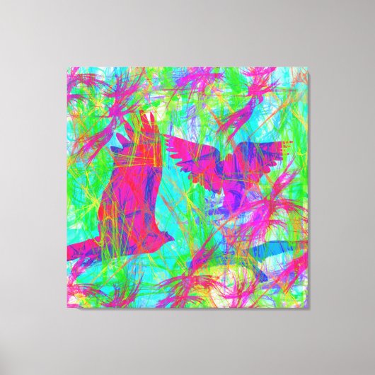 Toile Oiseaux en vol (Recto)