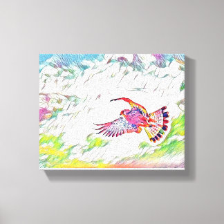 Toile Oiseaux en vol : une symphonie de liberté"