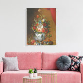 Toile Oiseaux et fruits sur une corniche en contrebas (Insitu(Salon))