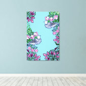 Toile Oiseaux folkloriques Fleurs Acorns (Insitu (Plancher de Bois))