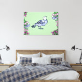 Toile Oiseaux folkloriques Fleurs Acorns (Insitu(Chambre))