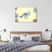 Toile Oiseaux folkloriques Fleurs Acorns (Insitu(Chambre))