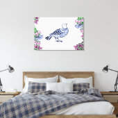 Toile Oiseaux folkloriques Fleurs Acorns (Insitu(Chambre))
